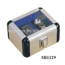 cajas de reloj de aluminio por mayor para 2 relojes